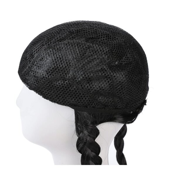 Long Black Braided Wig WEDNESDAY main image 5